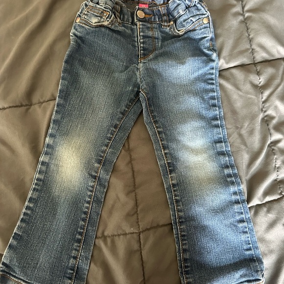 🍒🍒 3/7 BUNDLE DEAL The Children's Place Blue Boot Cut Jeans - Picture 1 of 4